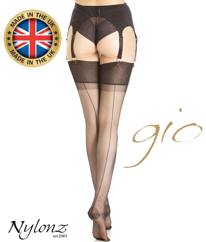 Gio RHT 'Union Seam' Stockings BLACK imperfects