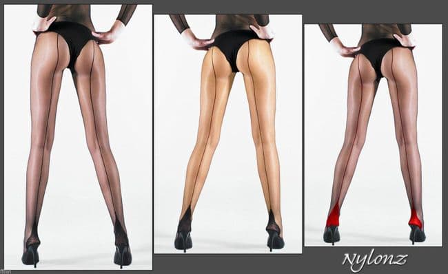 Luxury Sheer To Waist Seamed Pantyhose / Tights - 3 Pair Pack