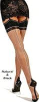 Seam & Heel 'Bicolore' Stockings