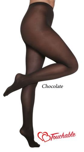 TOUCHABLE 30d Semi Opaque Sheer to Waist Tights / Pantyhose