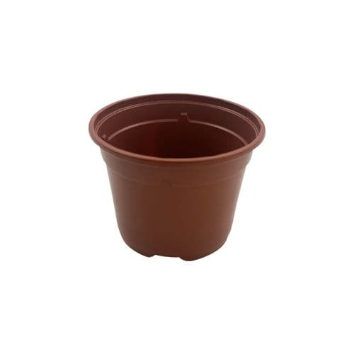 10.5 cm Terracotta Short Plant Pot – Thermoformed Plastic Nursery Pot