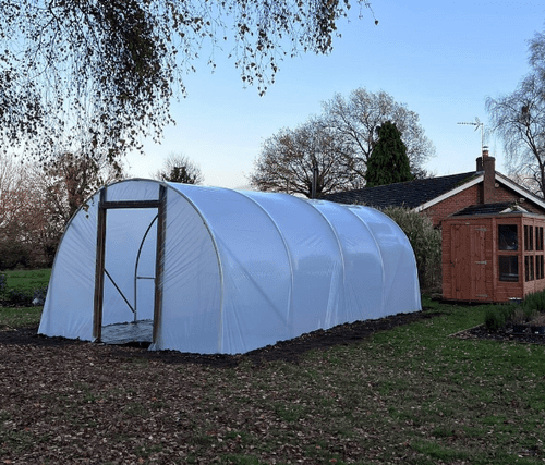10ft x 36ft Straight Sided Polytunnel Kit | Heavy Duty Professional Greenhouse Tunnel