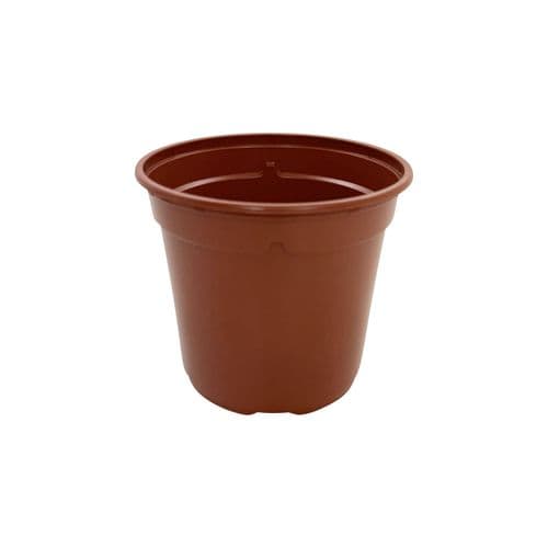 13 cm Terracotta Tall Plant Pot – Thermoformed Plastic Nursery Pot with Drainage