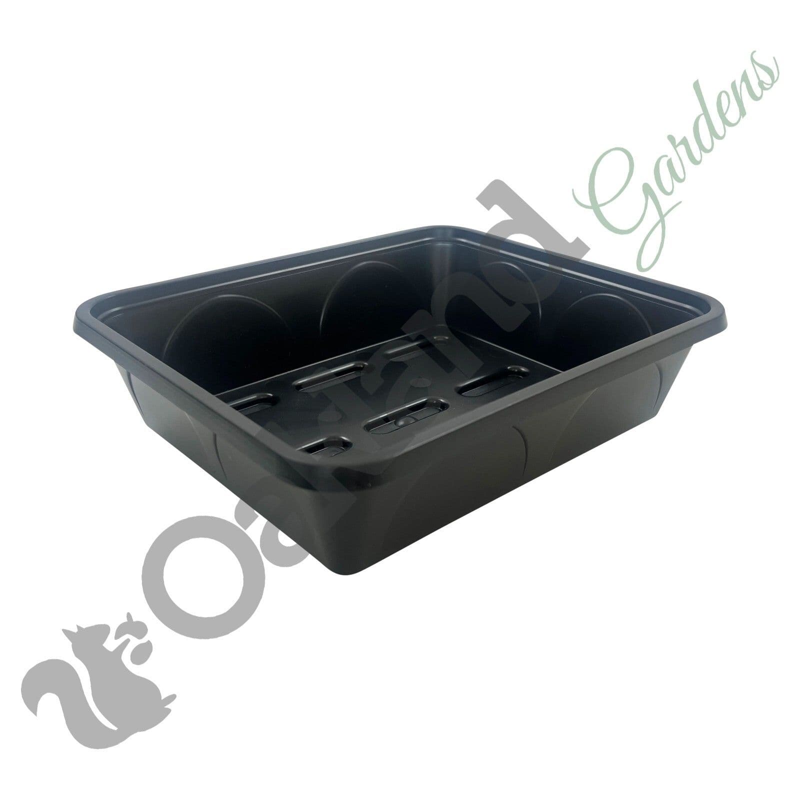 21 cm Small Gravel Tray No Holes Solid Base Tray for Moisture Retention