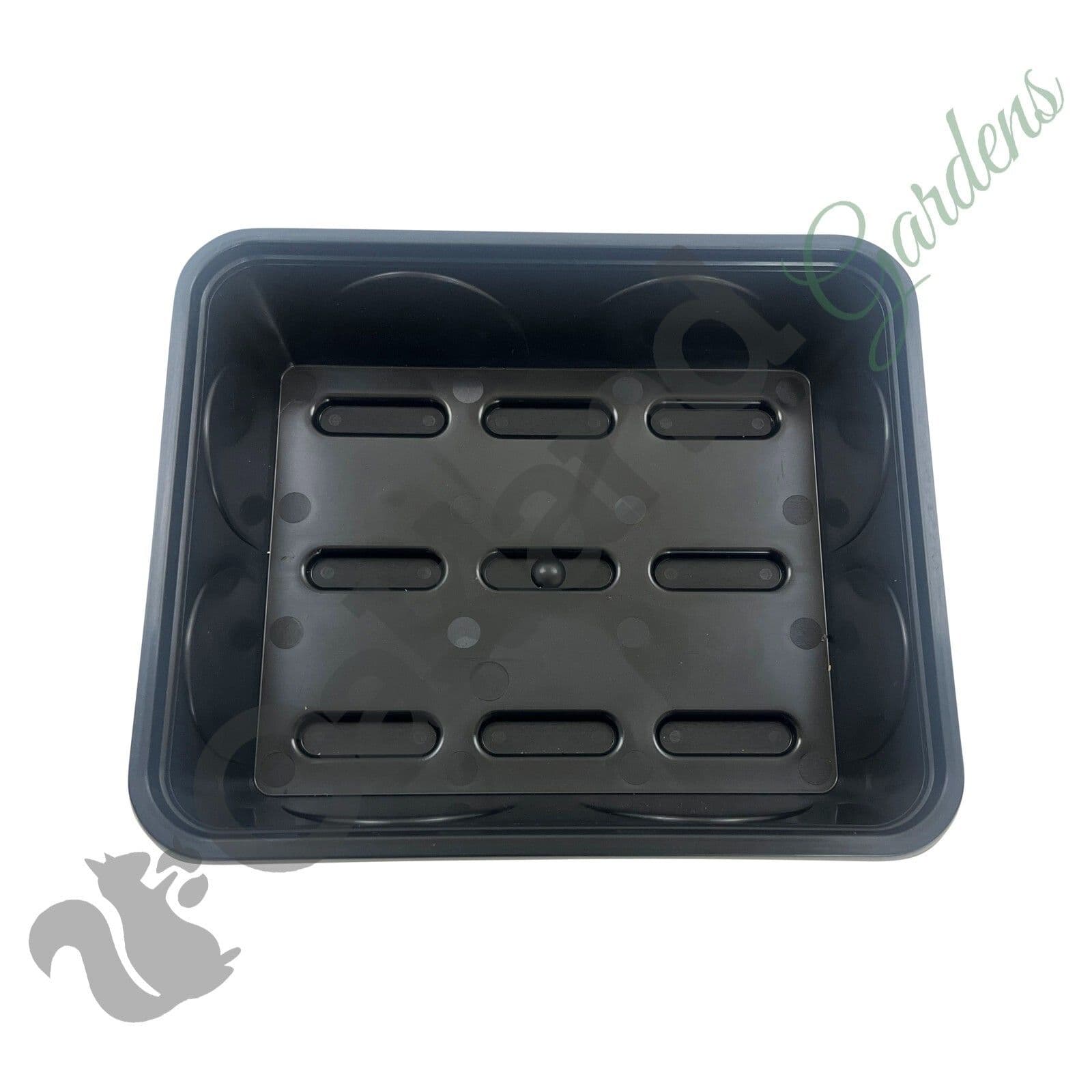 21 cm Small Gravel Tray No Holes Solid Base Tray for Moisture Retention