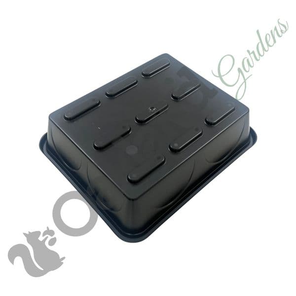 21 cm Small Gravel Tray No Holes Solid Base Tray for Moisture Retention