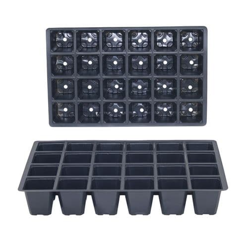 24 Cell Inserts – Drainage Tray Inserts for Full-Size Seed Trays