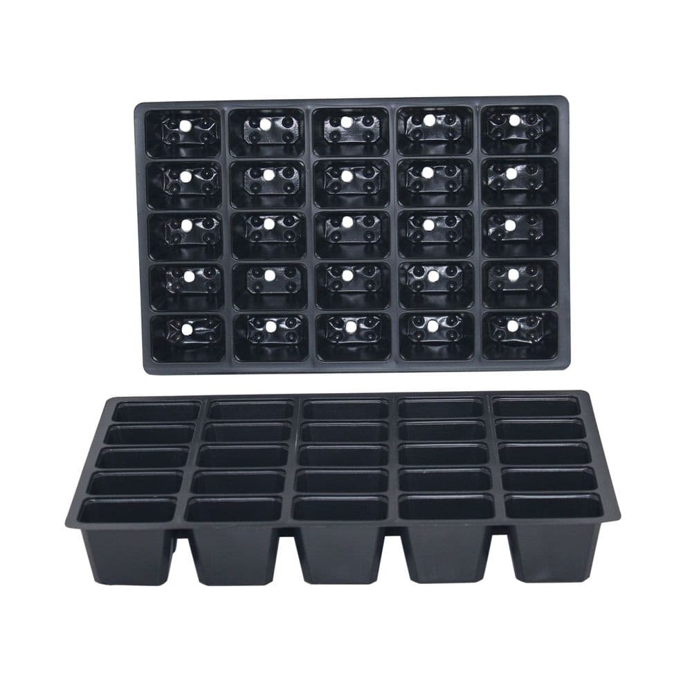25 Cell Inserts Full-Tray Modular Insert with Drainage for Seed Starting