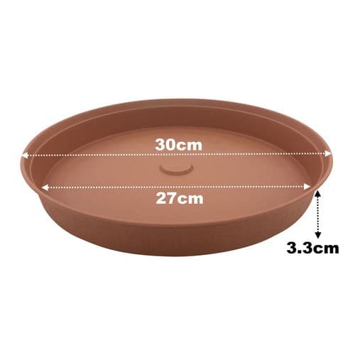 30 cm Plant Saucer – Heavy-Duty Reservoir Tray for Large Containers