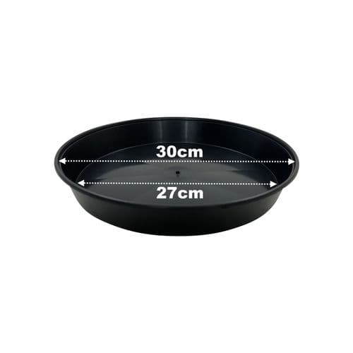 30 cm Plant Saucers – Deep Plastic Reservoir Trays for Large Pots