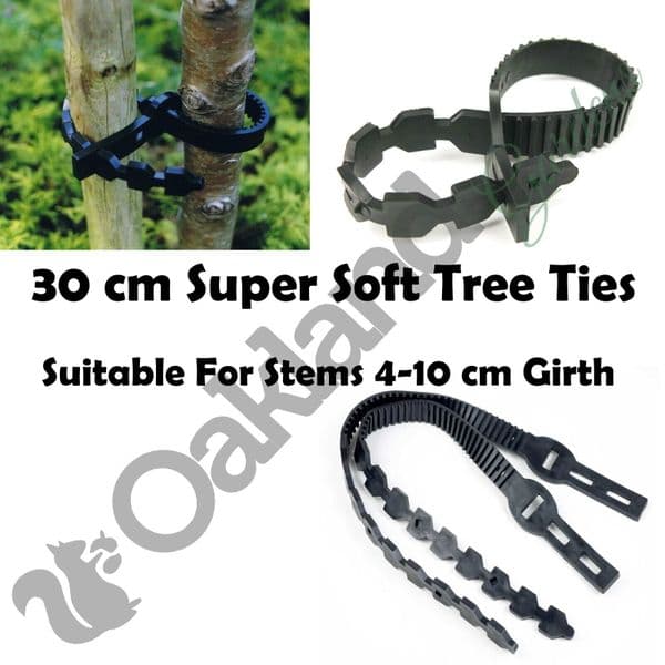 30 cm Soft Tree Ties – Gentle, Flexible Straps for Young Plants
