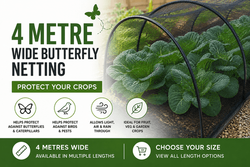 4 Meter Wide Butterfly Netting