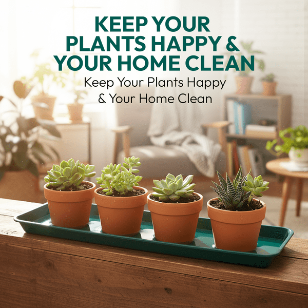 48 cm Small Windowsill Tray – Shallow Plastic Drip & Display Tray