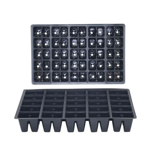 50 Cell Inserts – High-Density Tray Inserts with Drainage for Seed Propagation