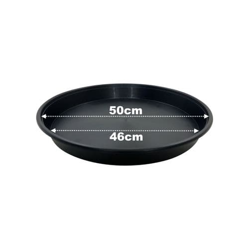 50 cm Plant Saucer – Heavy-Duty Plastic Reservoir Tray for Large Planters