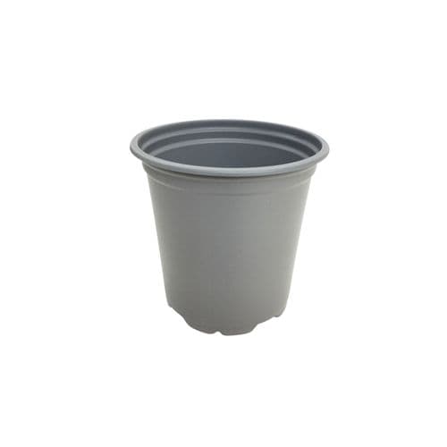 9 cm Grey Tall Plant Pot – Thermoformed Plastic Nursery Pot with Drainage