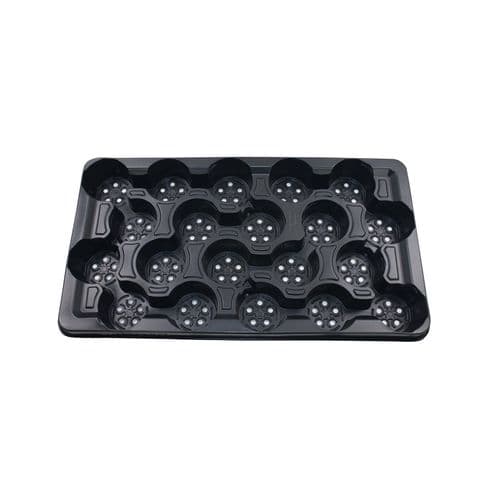 9 cm Round Carry Trays – Robust Plastic Trays for Portable Plant Handling
