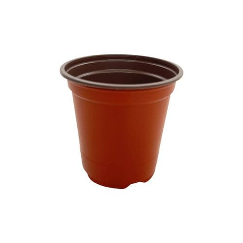 9 cm Terracotta Tall Plant Pot – Thermoformed Plastic Nursery Pot
