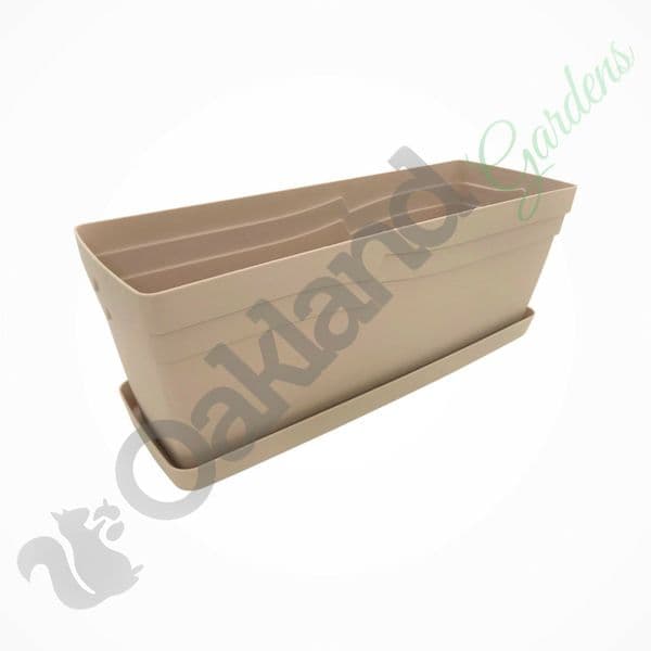 Boston Window Box & Tray – Self-Watering Window Planter with Drainage System