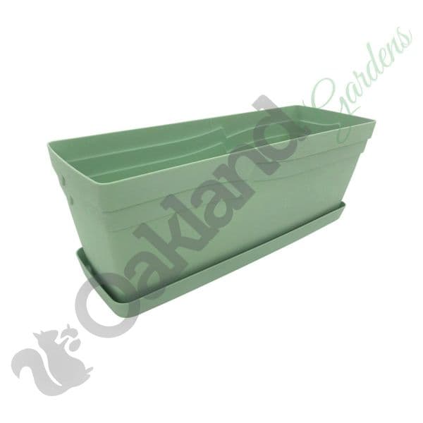 Boston Window Box & Tray – Self-Watering Window Planter with Drainage System