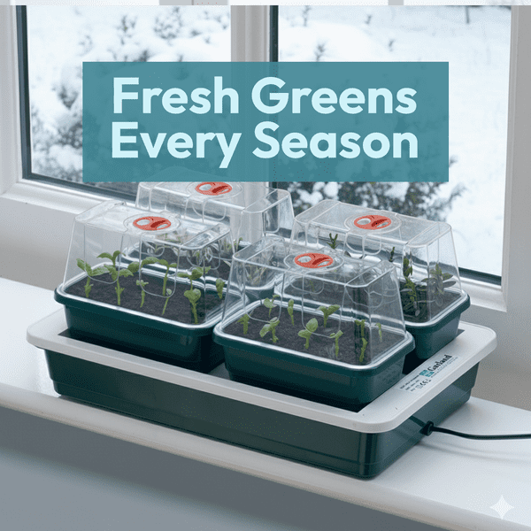 Fab 4 Electric Propagator | Heated Seed Starter with 4 Trays