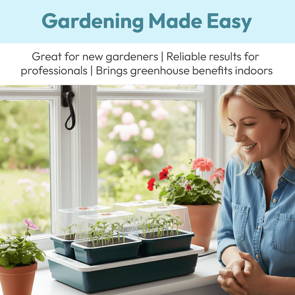 Fab 4 Electric Propagator | Heated Seed Starter with 4 Trays