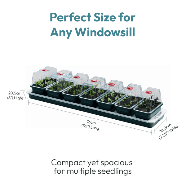 Super 7 Electric Windowsill Propagator | Heated Seed Starter Tray