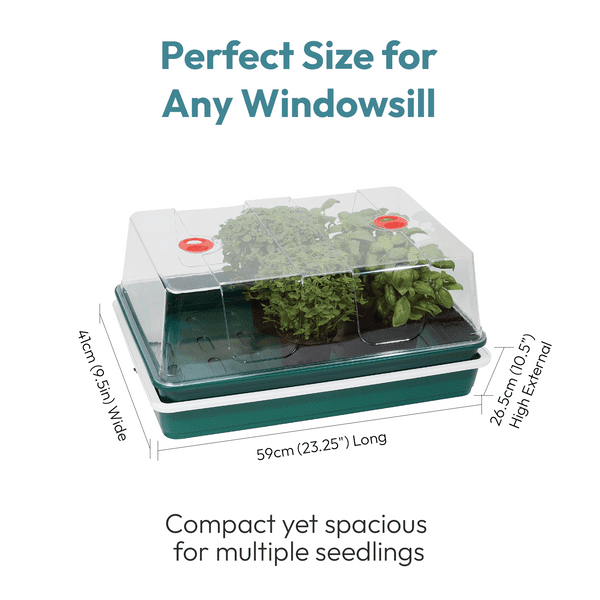 XL High Dome Electric Propagator | 24W Heated Seed Starter Tray