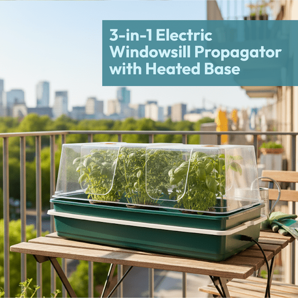 XL High Dome Electric Propagator | 24W Heated Seed Starter Tray
