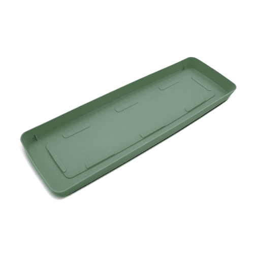 Green Windowsill Plant Tray – Indoor & Outdoor Drip Tray for Plant Pots
