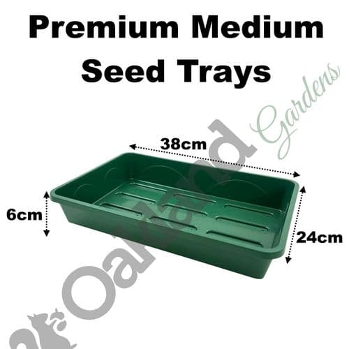 Medium 38 cm Seed Tray with Holes – Durable Propagation Tray with Drainage