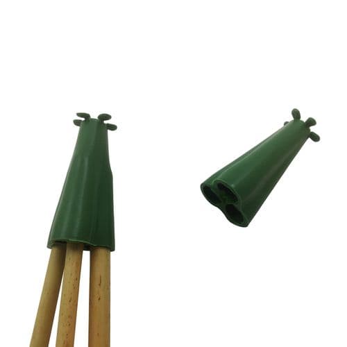 Pyramid Cane Caps – Protective Rubber Tops for Garden Cane Frames