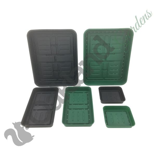 Vented Rigid Propagator Set – High-Impact Dome with Adjustable Roof Vent & Tray Options
