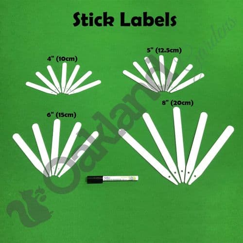 White Plant Labels