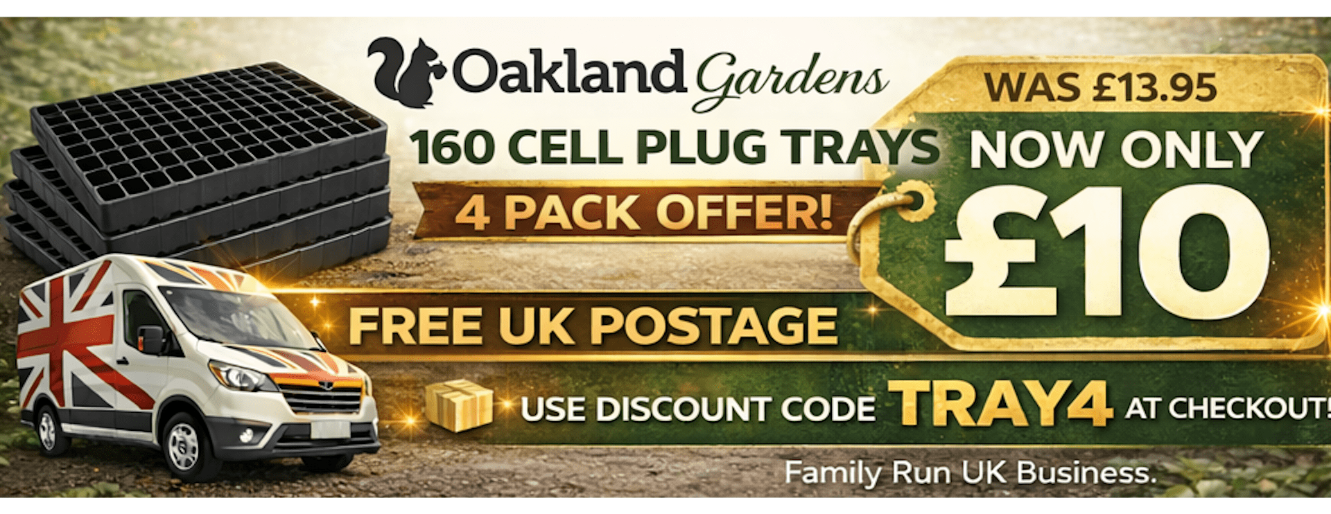 4 x 160 Cell Plug Trays