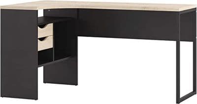 Cosgrove Black & Oak Corner Desk