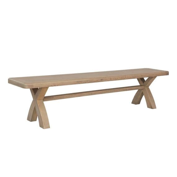 Hollywood 2m Cross Leg Dining Bench