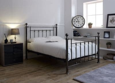 Linton Black Chrome Bedstead