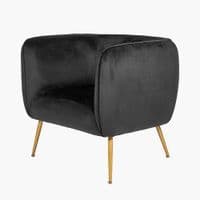 Lucca Black Chair