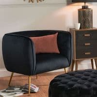 Lucca Black Chair