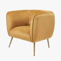 Lucca Gold Chair