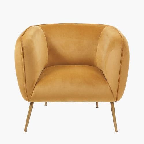 Lucca Gold Chair