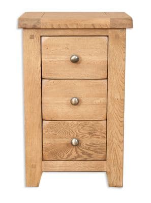 Madrid Country 3 Drawer Bedside Cabinet