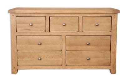 Madrid Country 7 Drawer Wide Chest