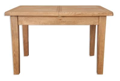 Madrid Country Chunky Oak 1.2 Extending Dining Table