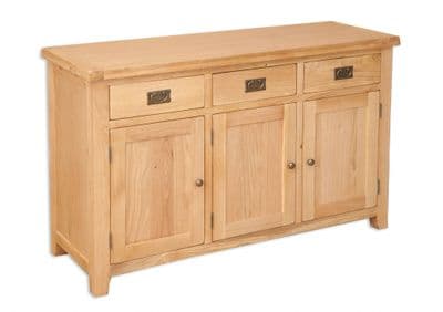 Madrid Natural 3 Door Sideboard