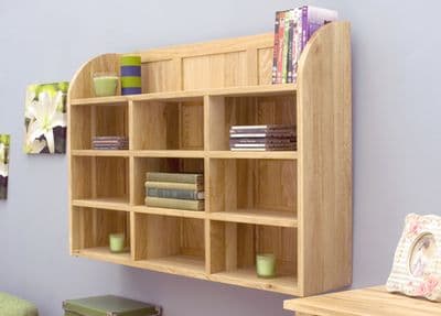 Mobel Oak Reversible Wall Rack
