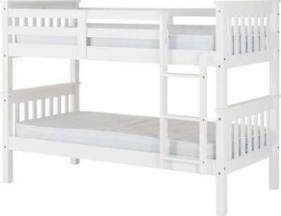 Nevada 3'0 Bunk bed White or Oak Effect