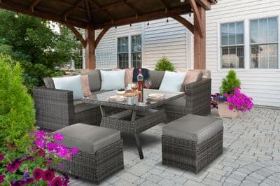 Signature Weave Gina Corner Dining Set
