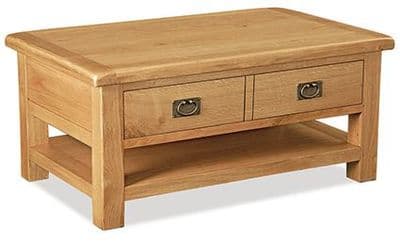 Suffolk Large Coffee Table with Drawer